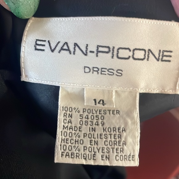 Black crêpe party dress - Picture 3 of 5